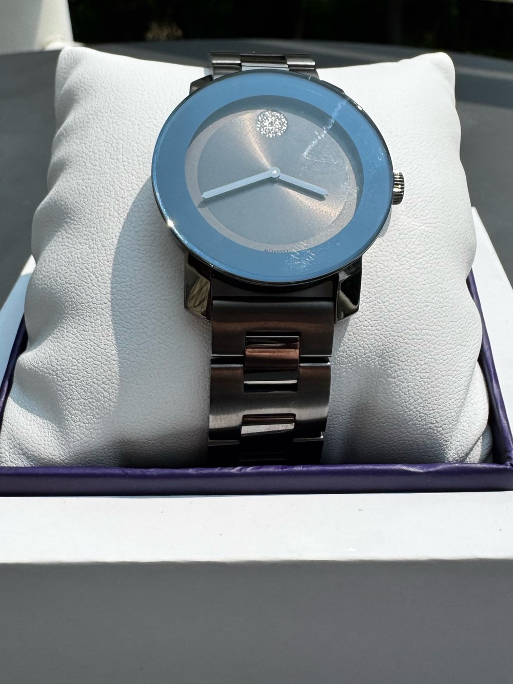 Movado Bold Women’s Gunmetal Watch - Picture 7 of 9